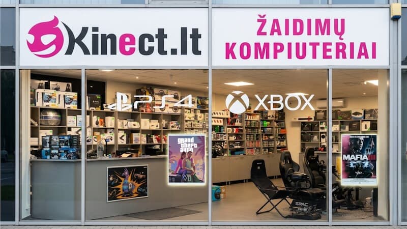 Kinect.lt physical gaming store